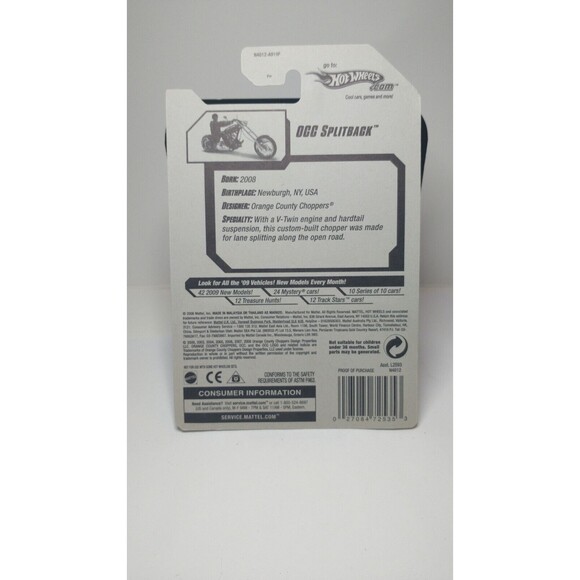 2009 Hot Wheels #9 New Models 9/42 OCC SPLITBACK Burnt Red Variant Diecast - Picture 6 of 6